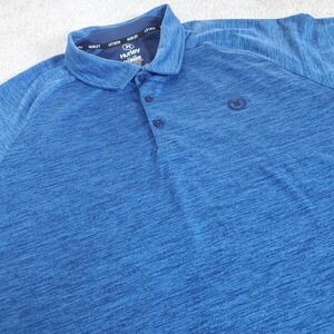 Hurley Men's Blue Polo Shirt Size 2XL Short Sleeve